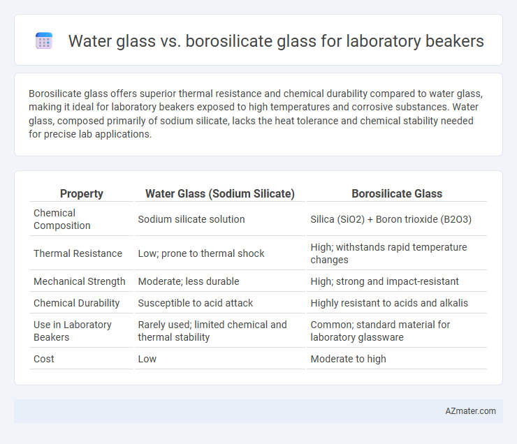 Water glass vs. borosilicate glass for laboratory beakers - What is The Difference?