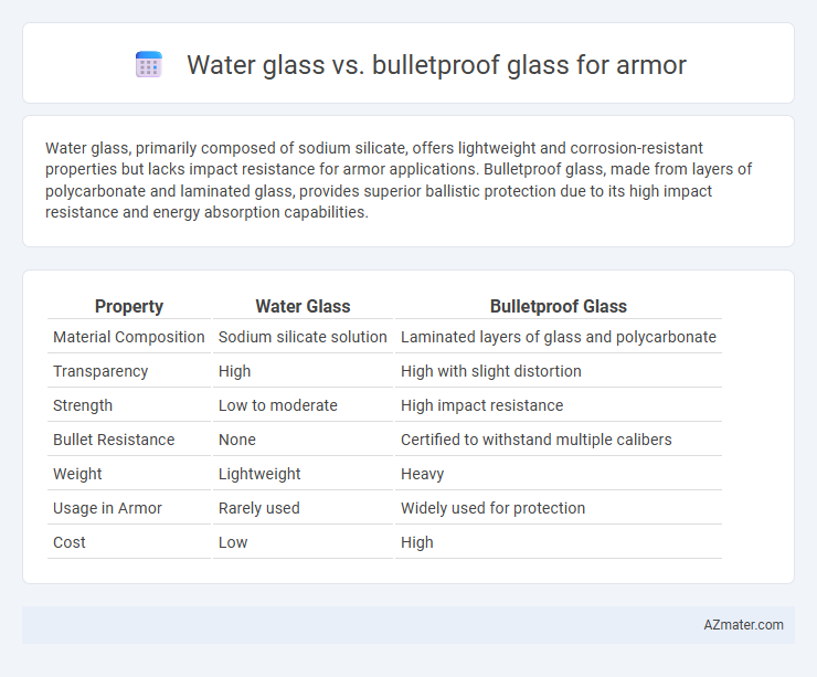 Water glass vs. bulletproof glass for armor - What is The Difference?