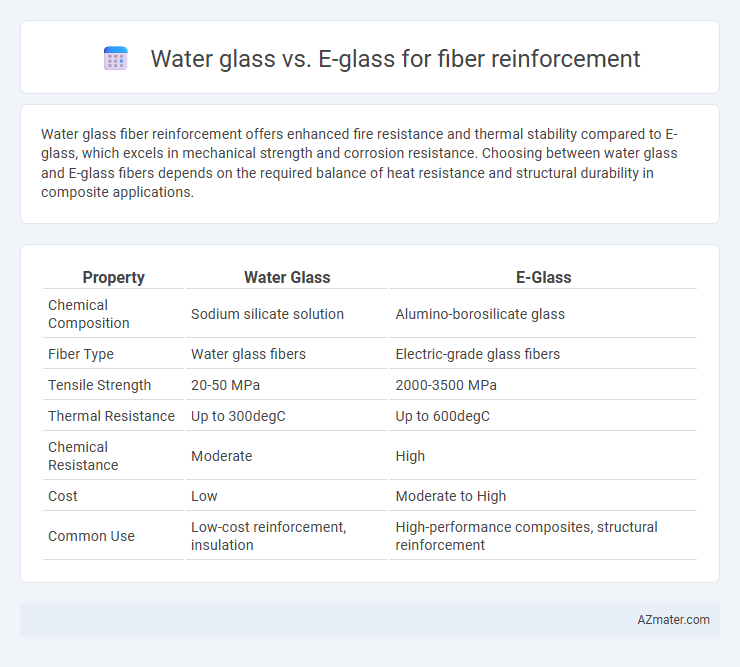 Water glass vs. E-glass for fiber reinforcement - What is The Difference?