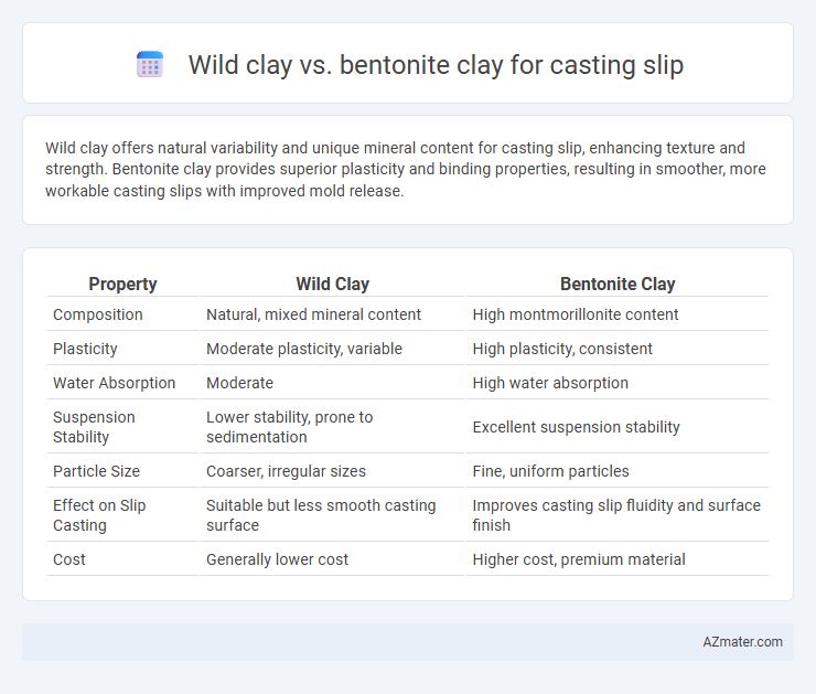 Wild clay vs. bentonite clay for casting slip - What is The Difference?