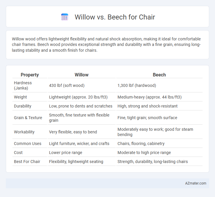 Willow vs. Beech for Chair - What is The Difference?