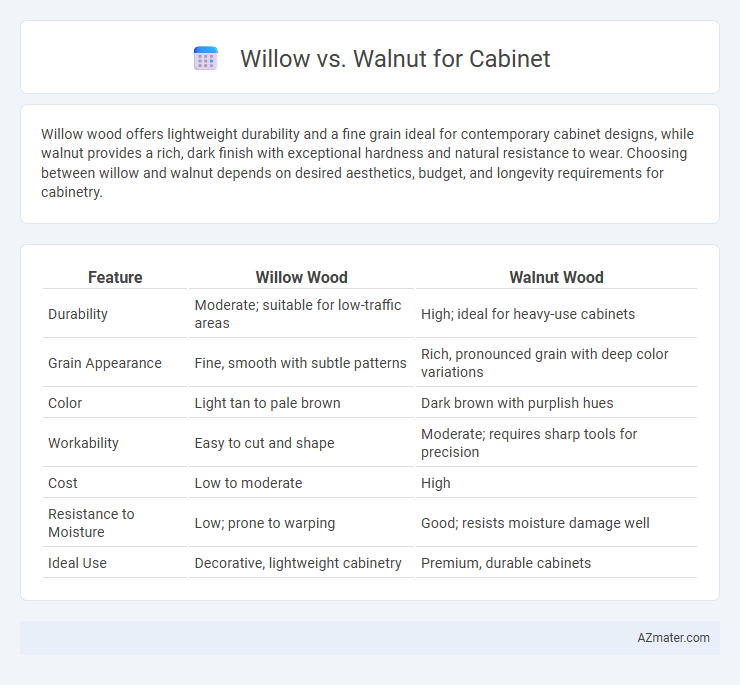 Willow vs. Walnut for Cabinet - What is The Difference?