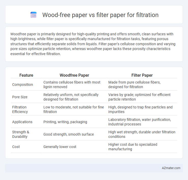Wood-free paper vs filter paper for filtration - What is The Difference?
