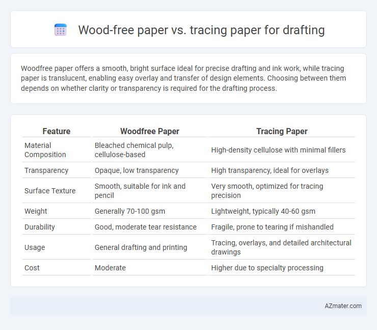 Wood-free paper vs. tracing paper for drafting - What is The Difference?