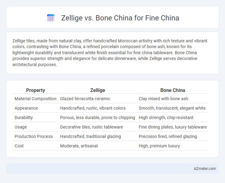 Zellige vs. Bone China for Fine China - What is The Difference?