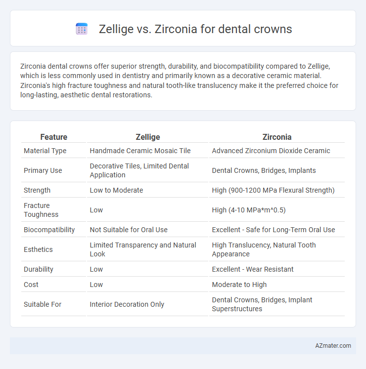 Zellige vs. Zirconia for dental crowns - What is The Difference?