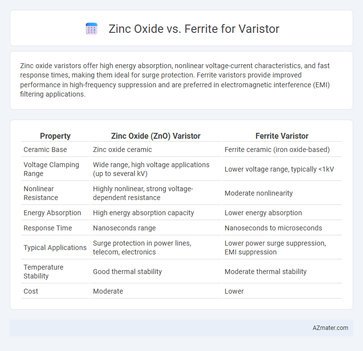 Zinc Oxide vs. Ferrite for Varistor - What is The Difference?