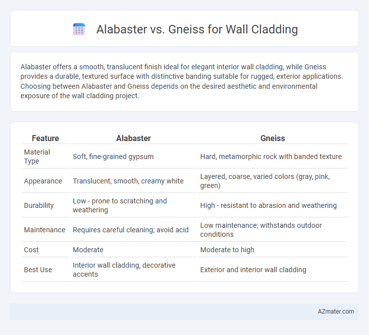 Alabaster vs. Gneiss for Wall Cladding - What is The Difference?