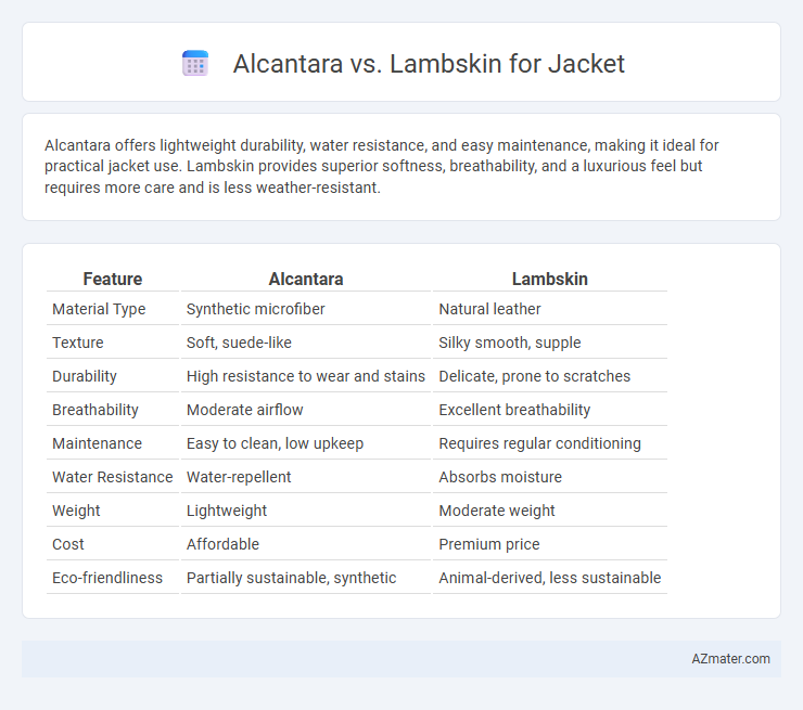 Alcantara vs. Lambskin for Jacket - What is The Difference?