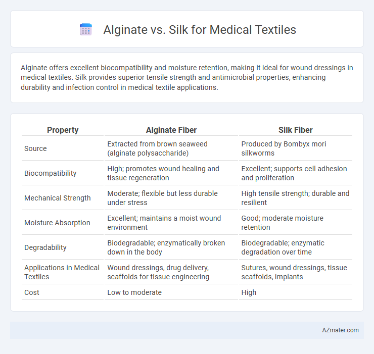 Alginate vs. Silk for Medical Textiles - What is The Difference?