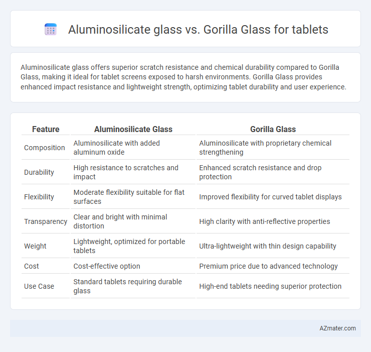 Aluminosilicate glass vs. Gorilla Glass for tablets - What is The Difference?
