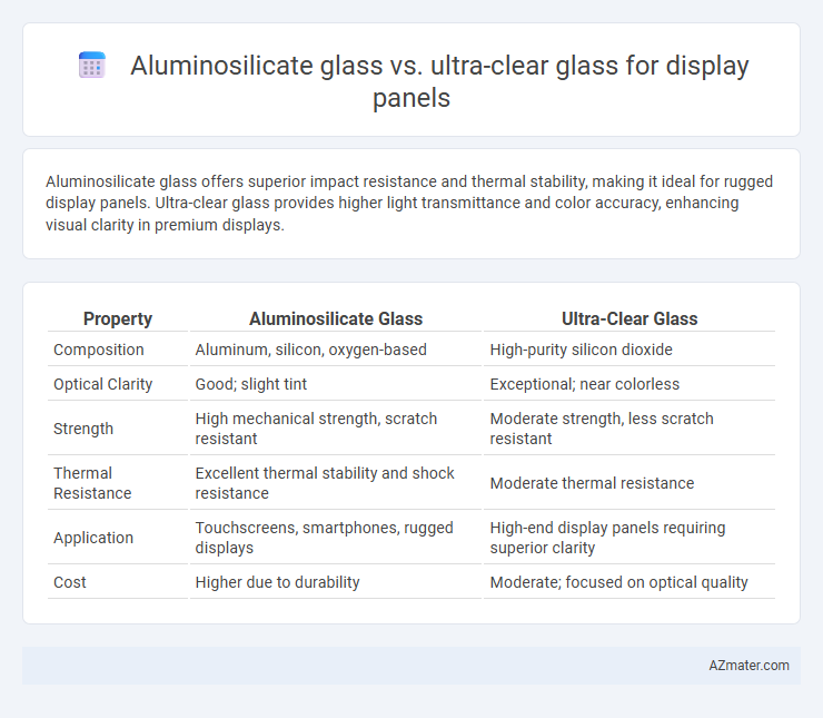 Aluminosilicate glass vs. ultra-clear glass for display panels - What is The Difference?