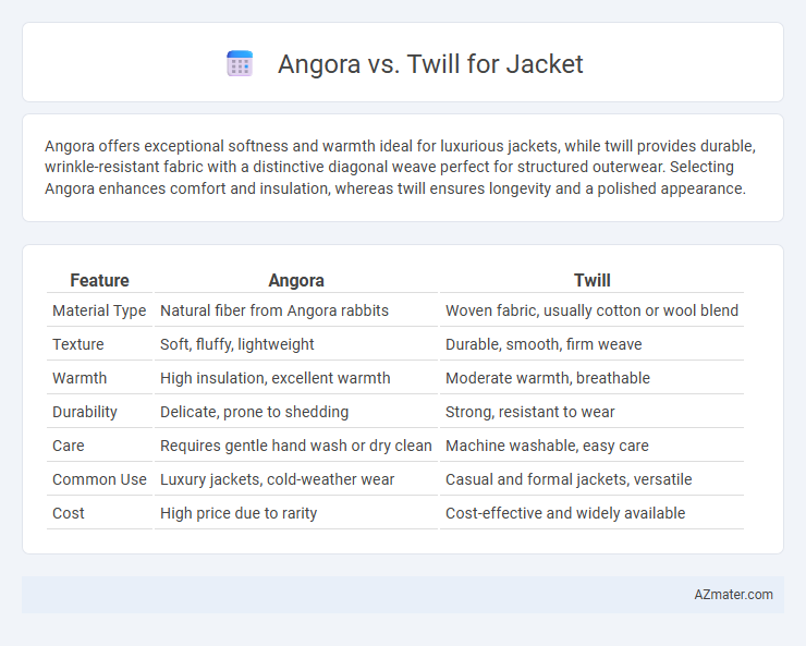 Angora vs. Twill for Jacket - What is The Difference?
