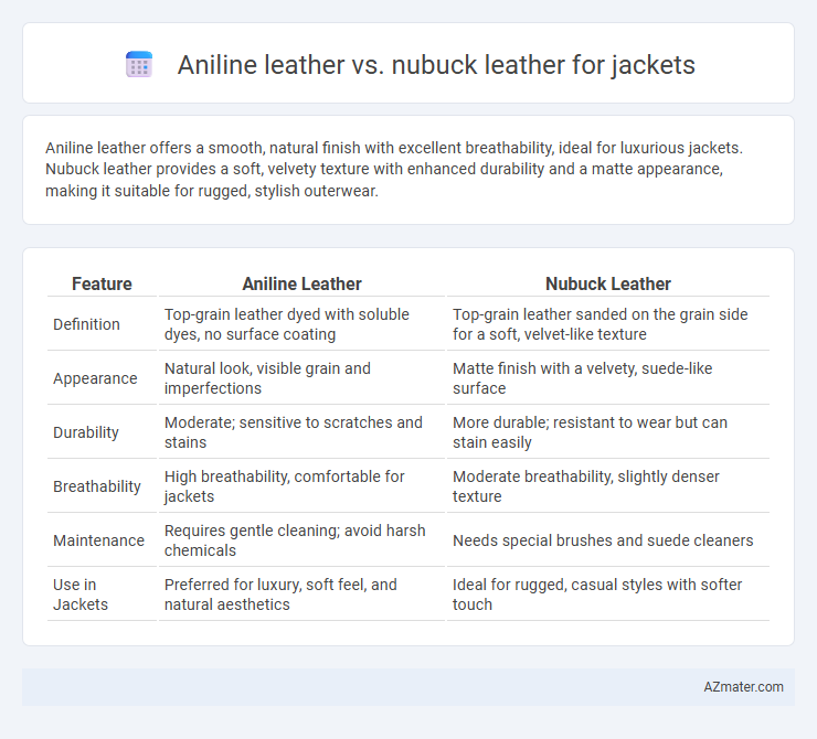 Aniline leather vs. nubuck leather for jackets - What is The Difference?