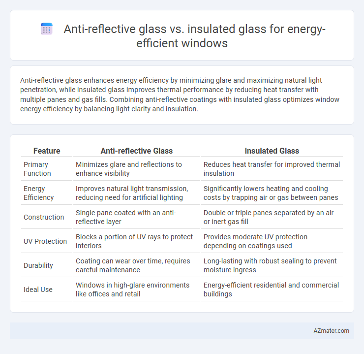 Anti-reflective glass vs. insulated glass for energy-efficient windows - What is The Difference?