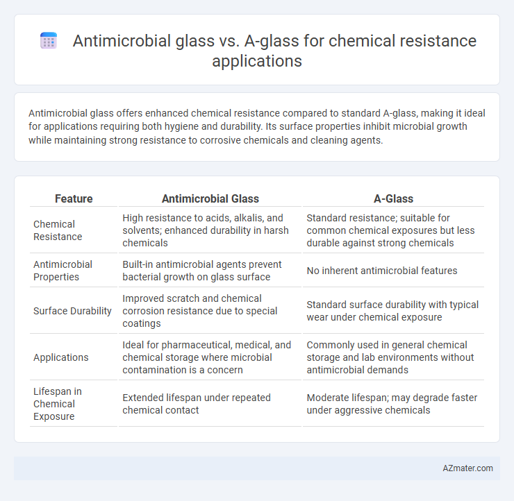 Antimicrobial glass vs. A-glass for chemical resistance applications - What is The Difference?
