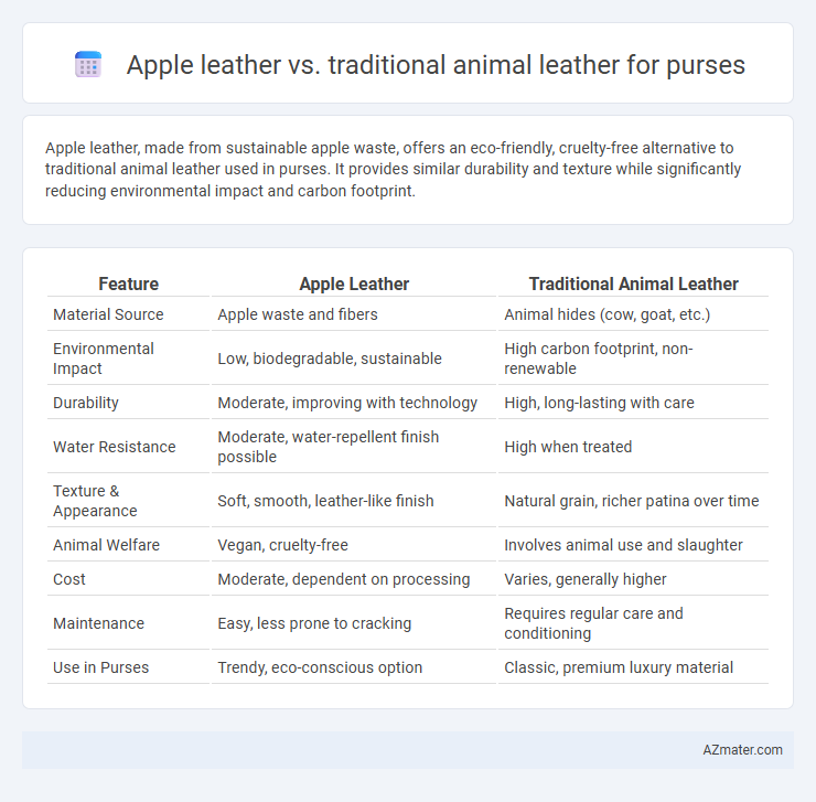 Apple leather vs. traditional animal leather for purses - What is The Difference?