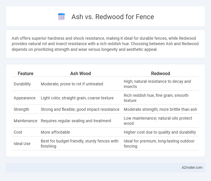 Ash vs. Redwood for Fence - What is The Difference?