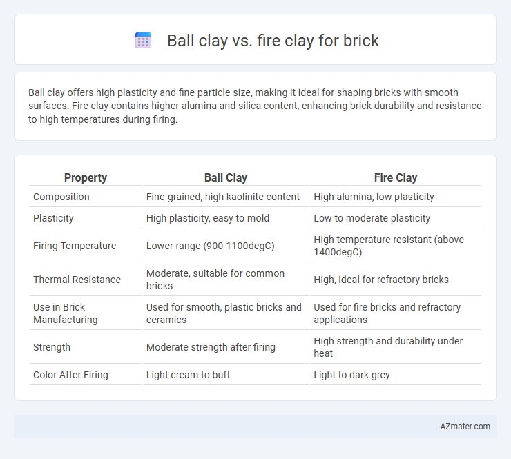 Ball clay vs. fire clay for brick - What is The Difference?