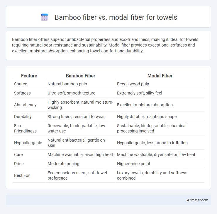 Bamboo fiber vs. modal fiber for towels - What is The Difference?