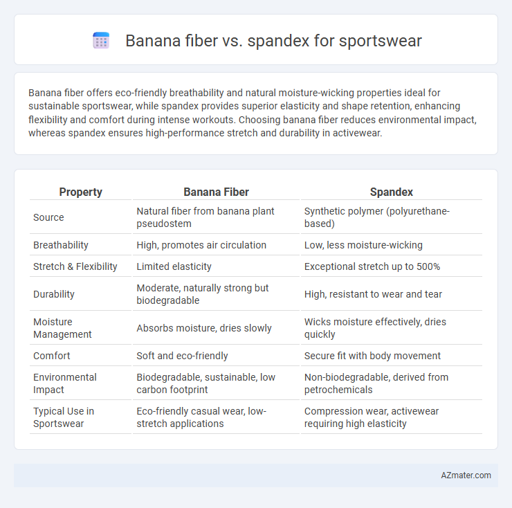 Banana fiber vs. spandex for sportswear - What is The Difference?