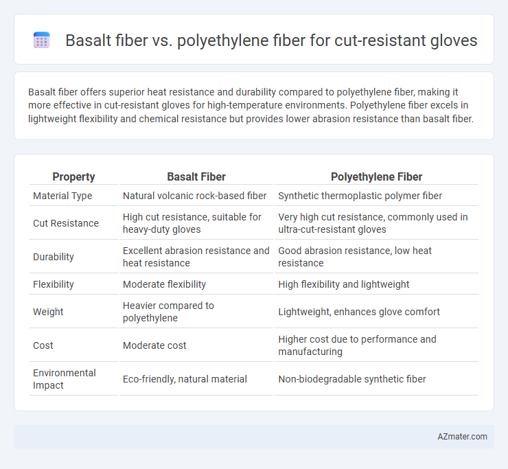 Basalt fiber vs. polyethylene fiber for cut-resistant gloves - What is The Difference?
