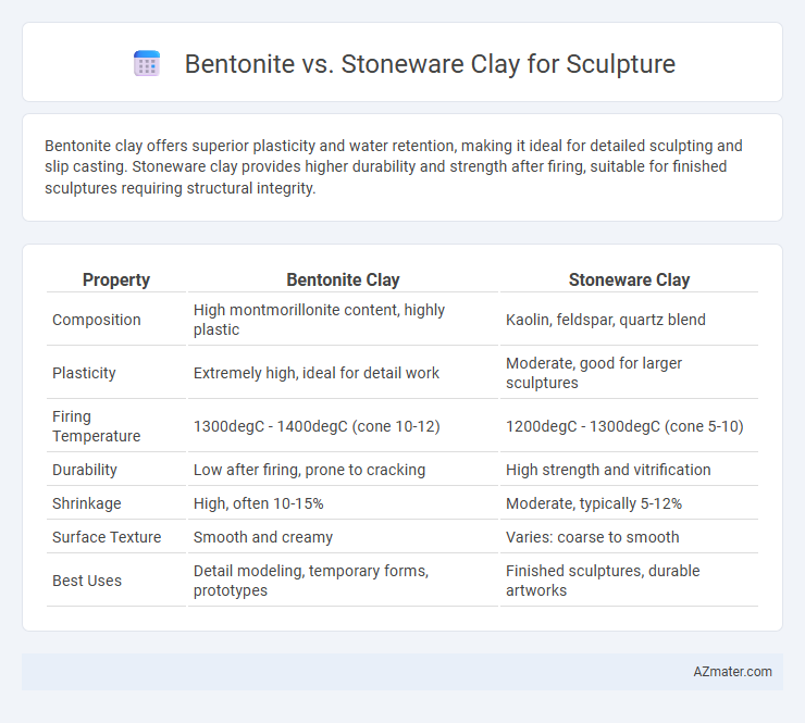 Bentonite vs. Stoneware Clay for Sculpture - What is The Difference?