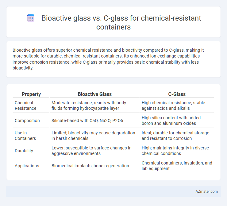 Bioactive glass vs. C-glass for chemical-resistant containers - What is The Difference?