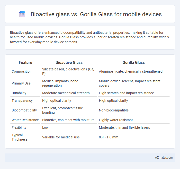 Bioactive glass vs. Gorilla Glass for mobile devices - What is The Difference?