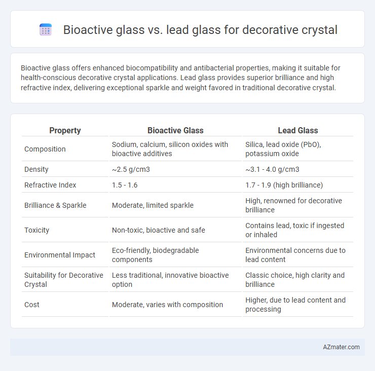 Bioactive glass vs. lead glass for decorative crystal - What is The Difference?
