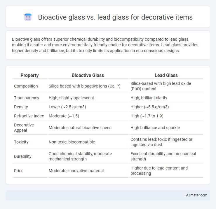 Bioactive glass vs. lead glass for decorative items - What is The Difference?