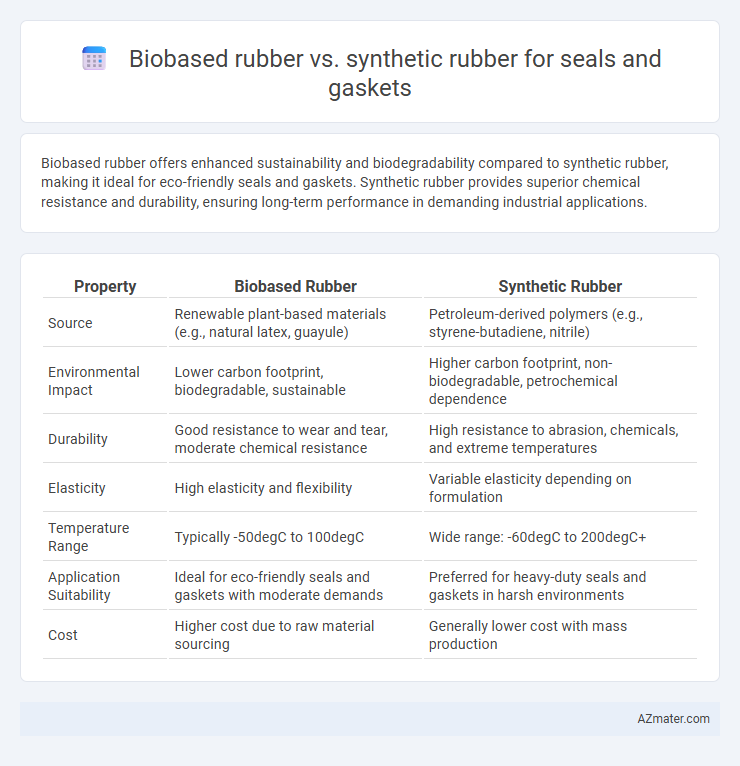 Biobased rubber vs. synthetic rubber for seals and gaskets - What is The Difference?