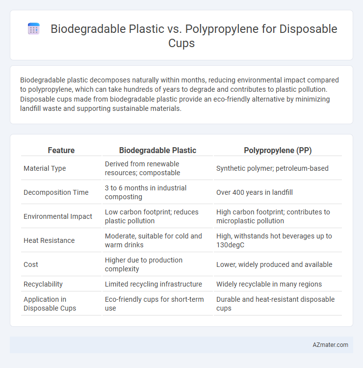 Biodegradable Plastic vs. Polypropylene for Disposable Cups - What is The Difference?