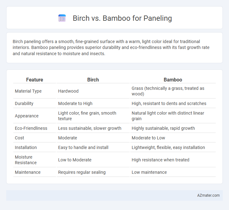 Birch vs. Bamboo for Paneling - What is The Difference?