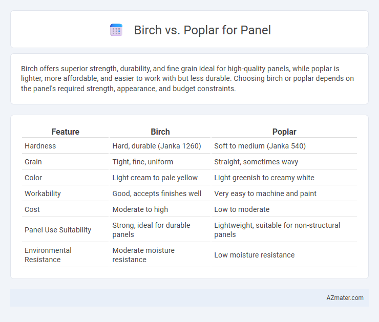 Birch vs. Poplar for Panel - What is The Difference?