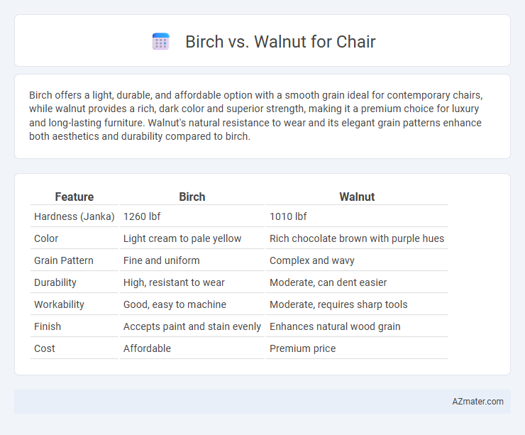 Birch vs. Walnut for Chair - What is The Difference?