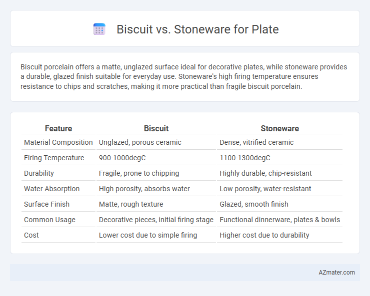 Biscuit vs. Stoneware for Plate - What is The Difference?