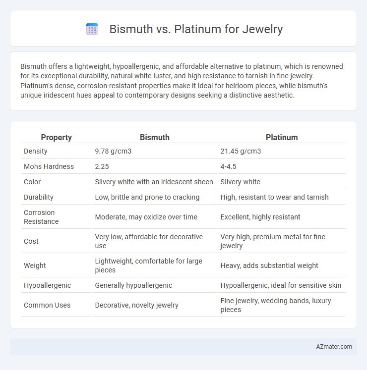 Bismuth vs. Platinum for Jewelry - What is The Difference?