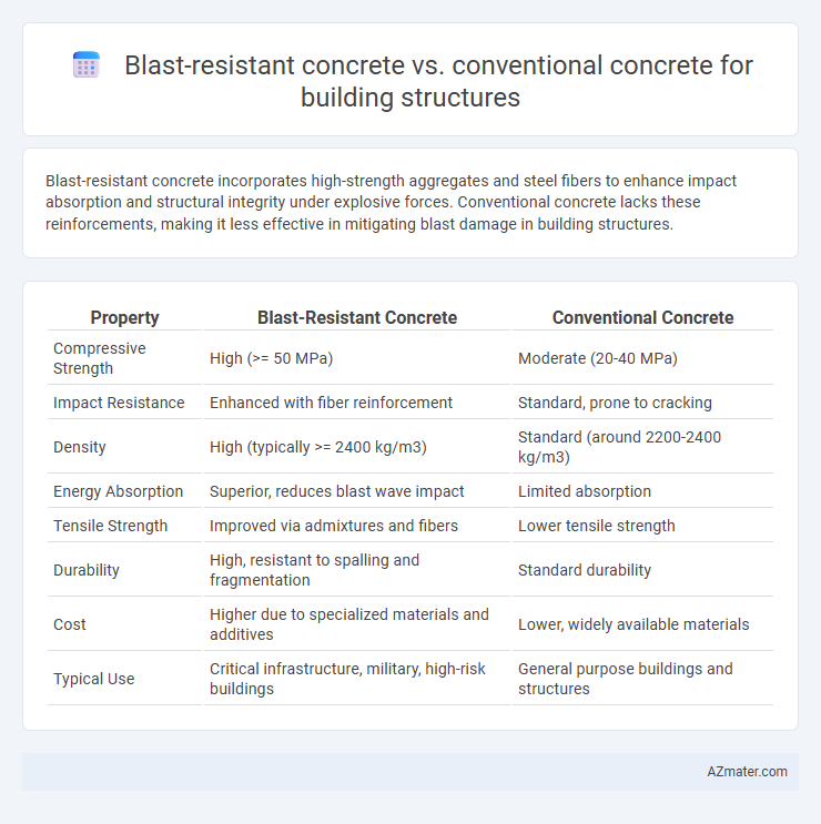 Blast-resistant concrete vs. conventional concrete for building structures - What is The Difference?