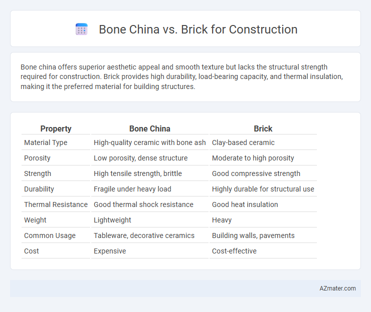 Bone China vs. Brick for Construction - What is The Difference?