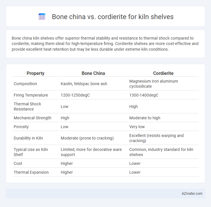 Bone china vs. cordierite for kiln shelves - What is The Difference?