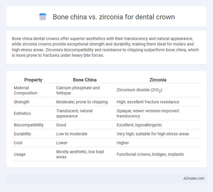 Bone china vs. zirconia for dental crown - What is The Difference?