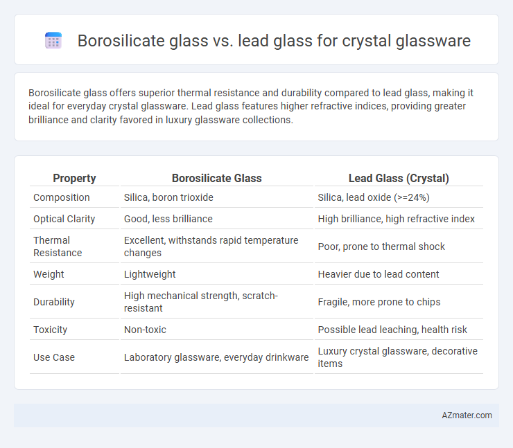 Borosilicate glass vs. lead glass for crystal glassware - What is The Difference?