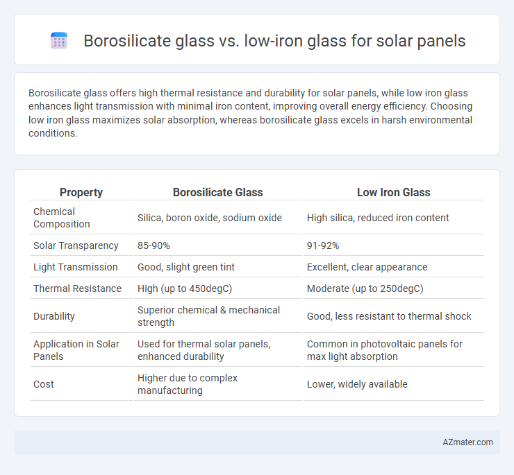 Borosilicate glass vs. low-iron glass for solar panels - What is The Difference?
