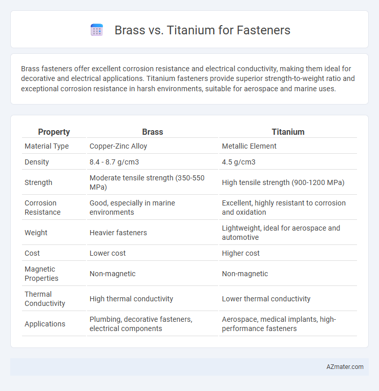 Brass vs. Titanium for Fasteners - What is The Difference?