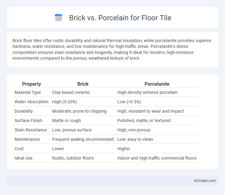 Brick vs. Porcelain for Floor Tile - What is The Difference?