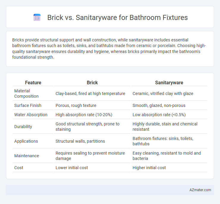 Brick vs. Sanitaryware for Bathroom Fixtures - What is The Difference?