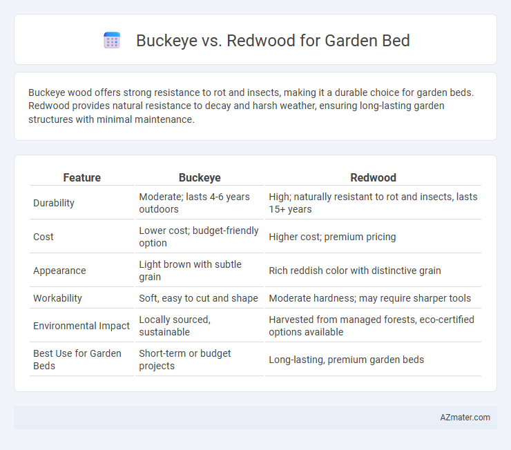 Buckeye vs. Redwood for Garden Bed - What is The Difference?