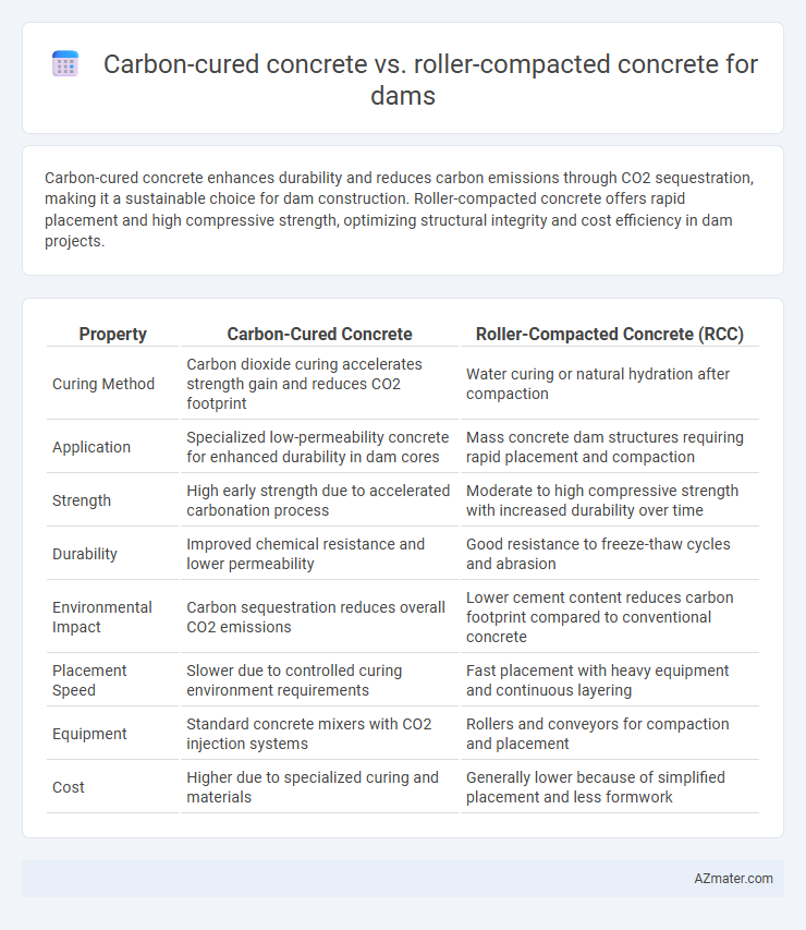 Carbon-cured concrete vs. roller-compacted concrete for dams - What is The Difference?