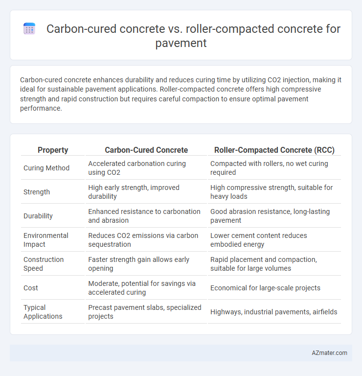 Carbon-cured concrete vs. roller-compacted concrete for pavement - What is The Difference?